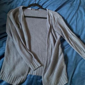 Blue cardigan